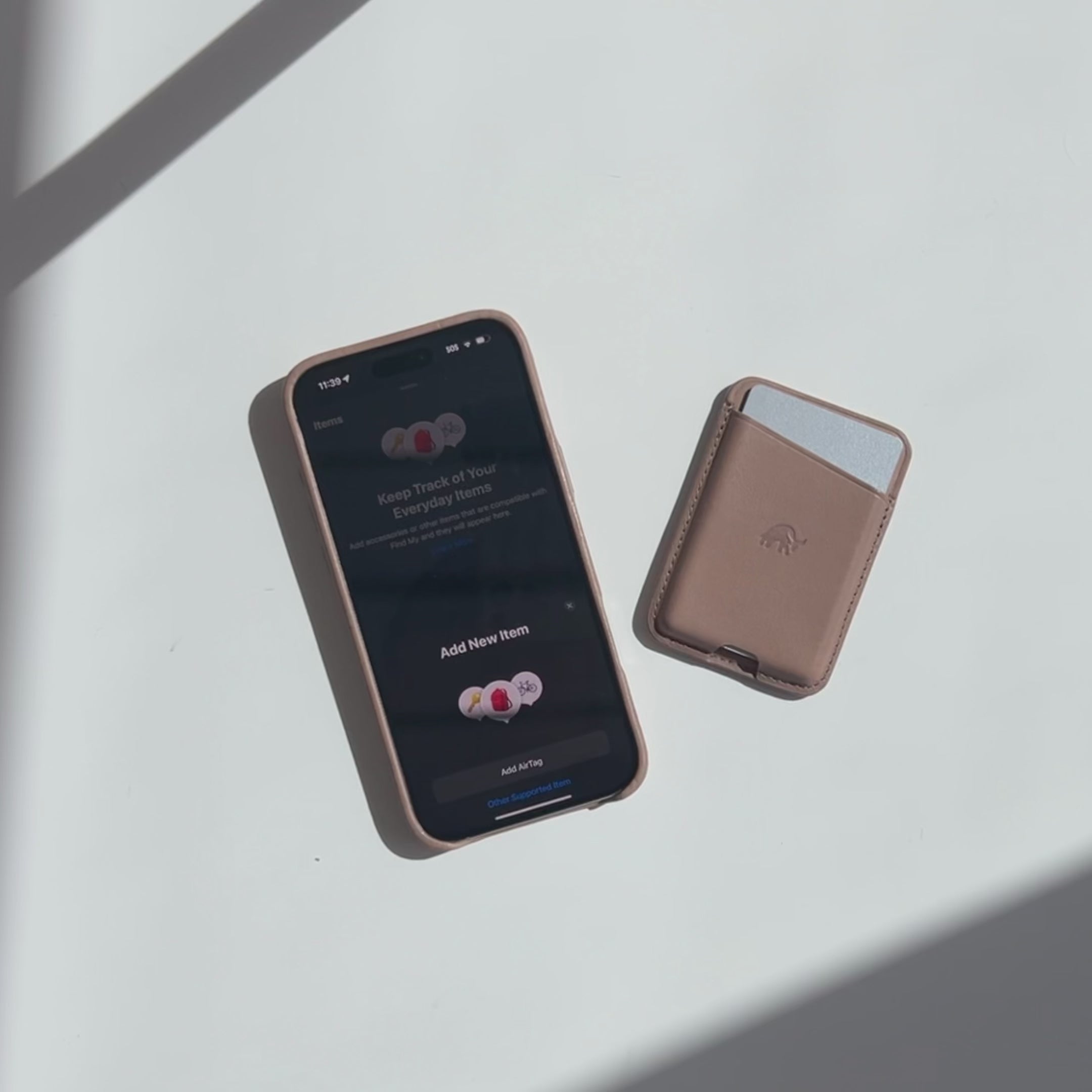 Leather NavSafe Wallet - DUNE