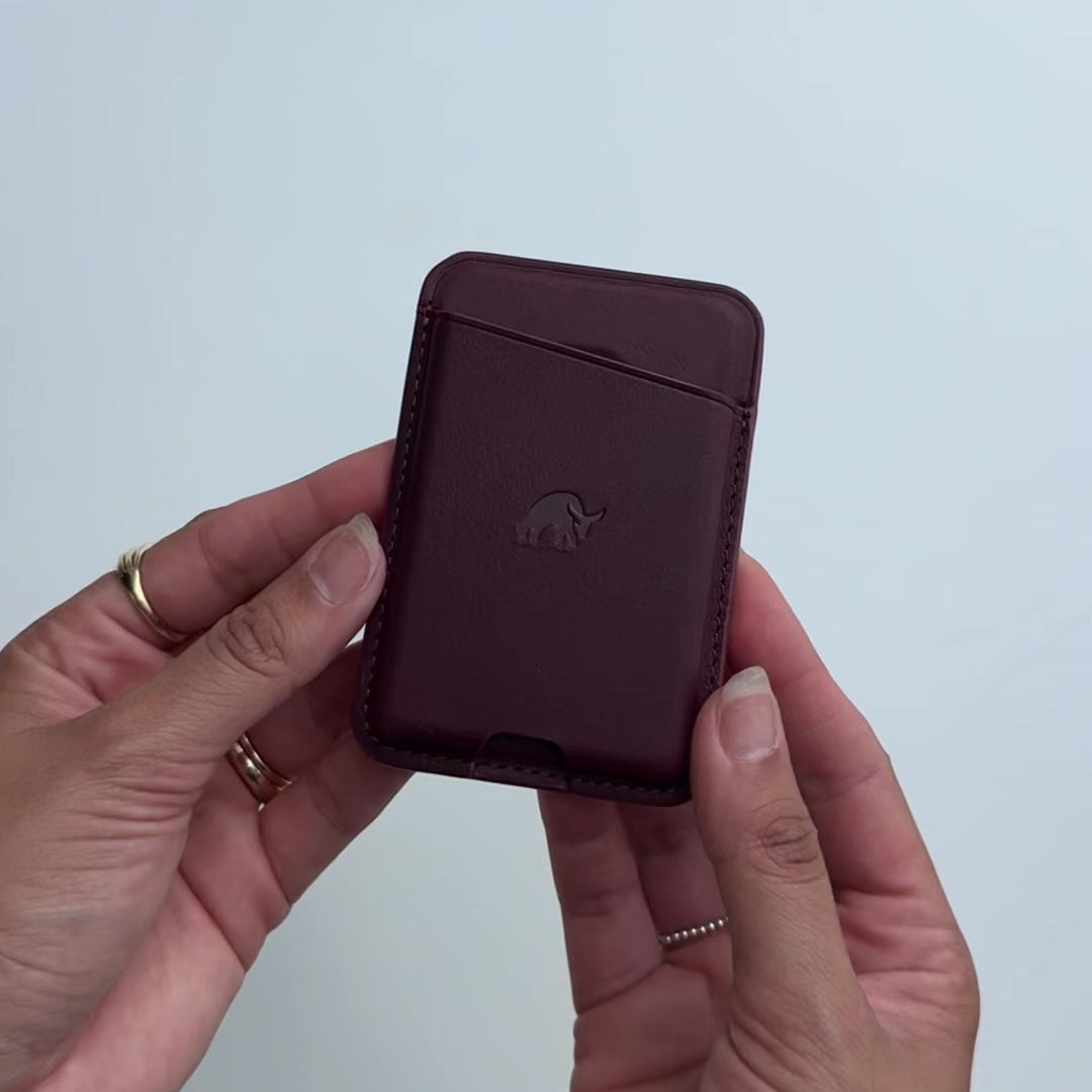 Leather NavSafe Wallet - OXBLOOD