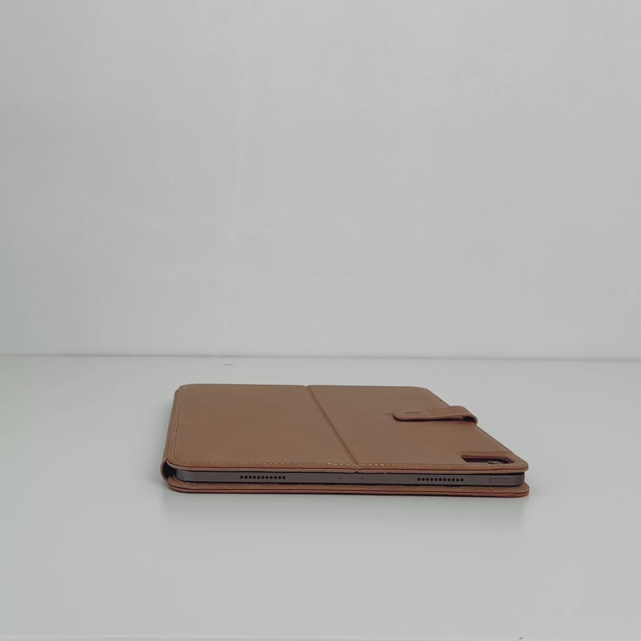 Leather iPad Case - Dune