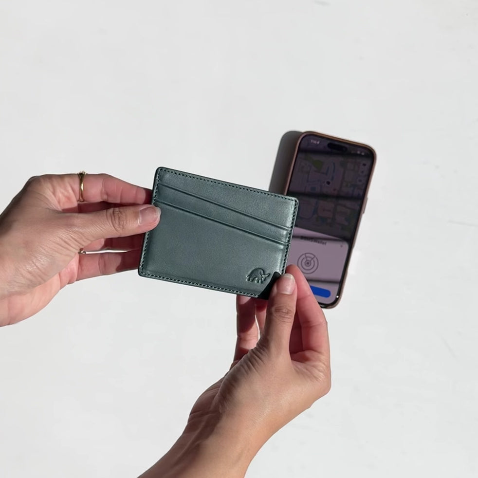 Leather Nav Card Holder - OCEAN