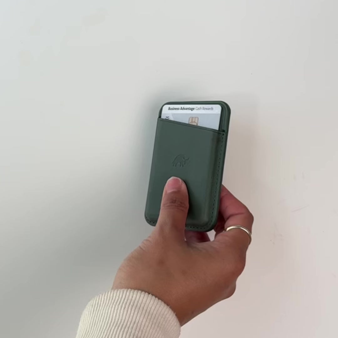 LIMITED EDITION Leather NavSafe Wallet - EVERGREEN