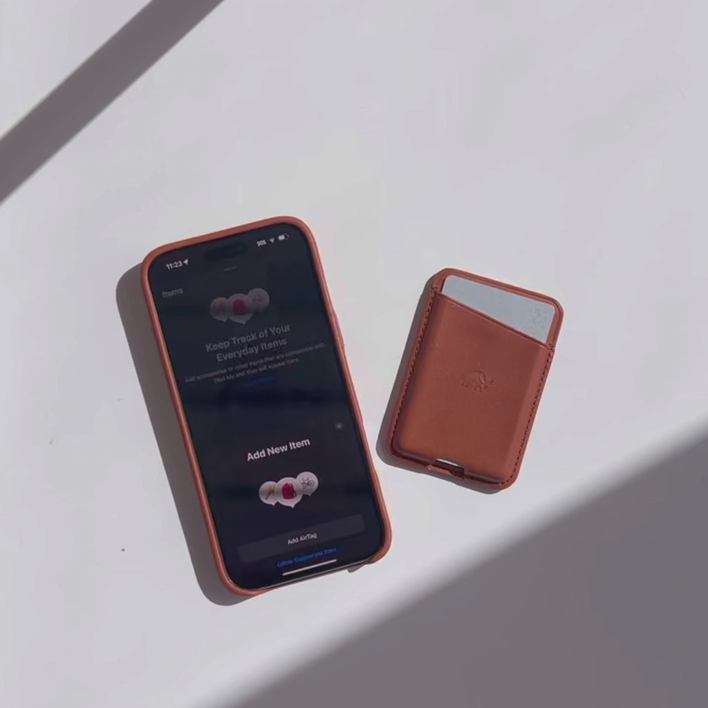 Leather NavSafe Wallet - SIENNA