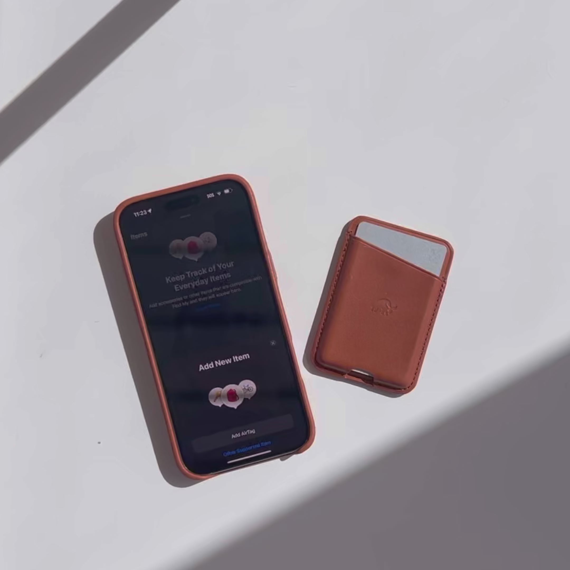 Leather NavSafe Wallet - SIENNA