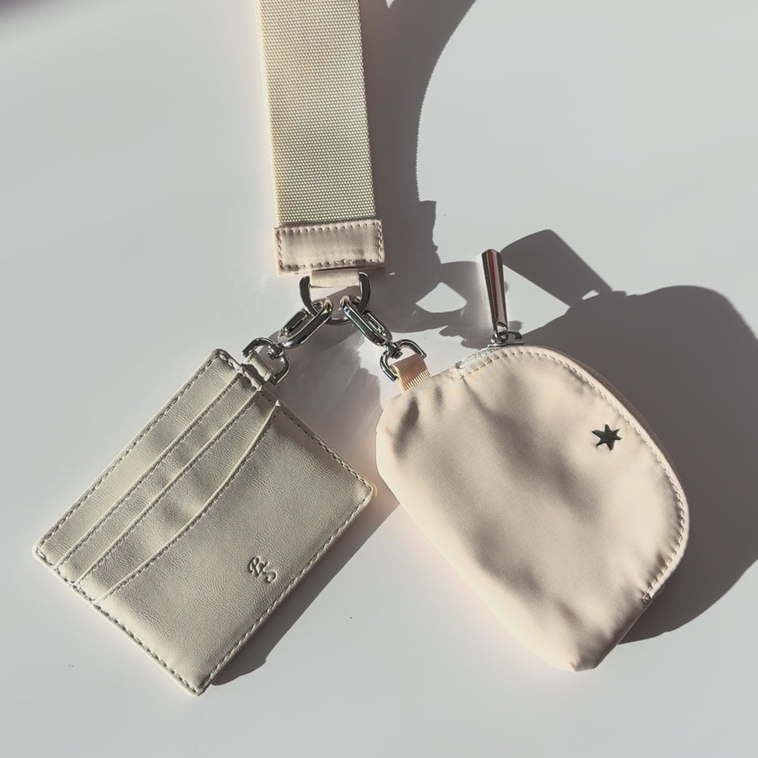 The Carrie Trackable Wristlet - Buttercream