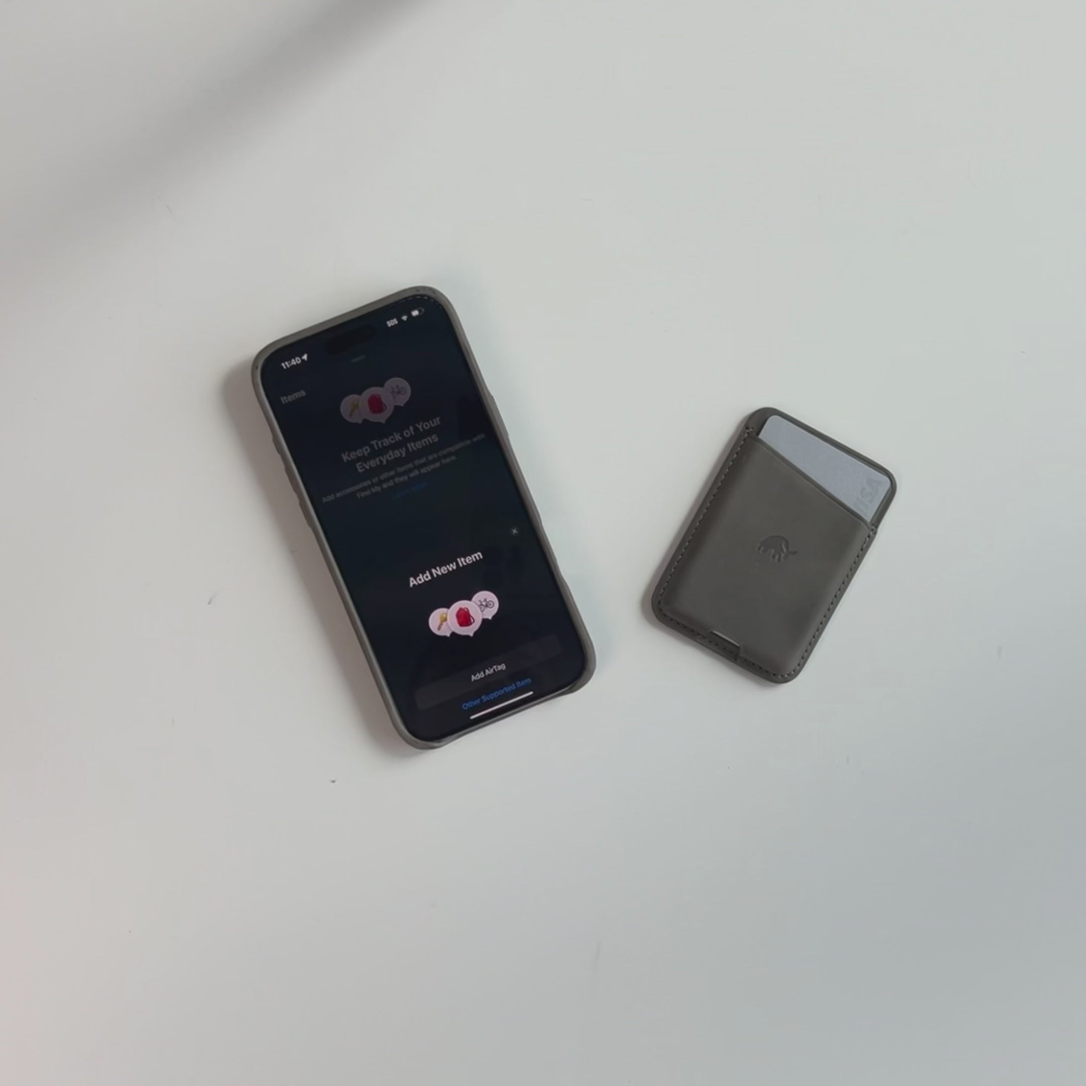 Leather NavSafe Wallet - SLATE