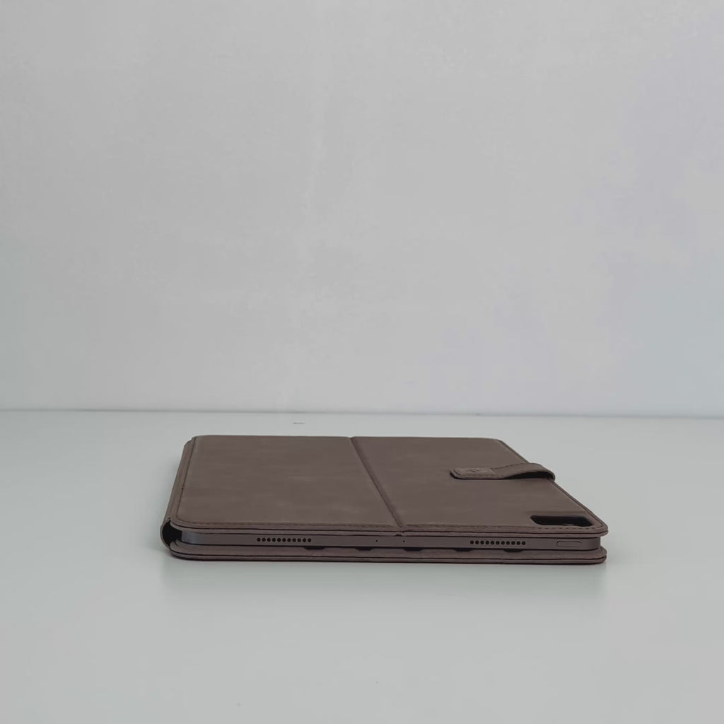 Leather iPad Case - Slate