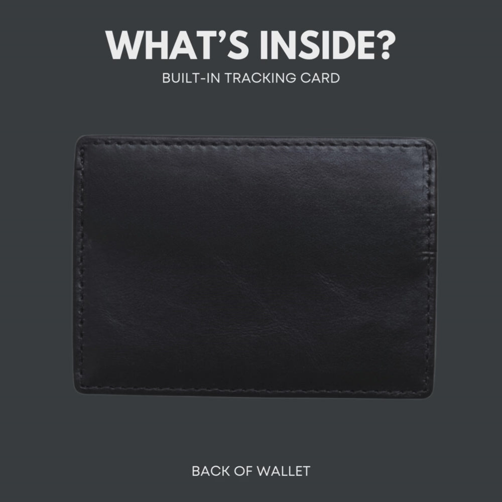 Leather Nav Card Holder - BLACK EDITION