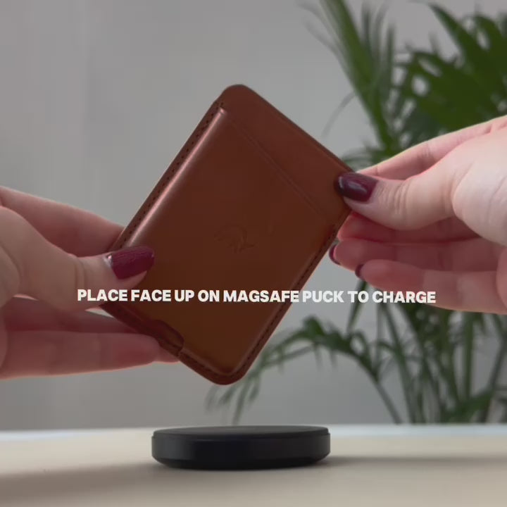 Leather NavSafe Wallet - SIENNA