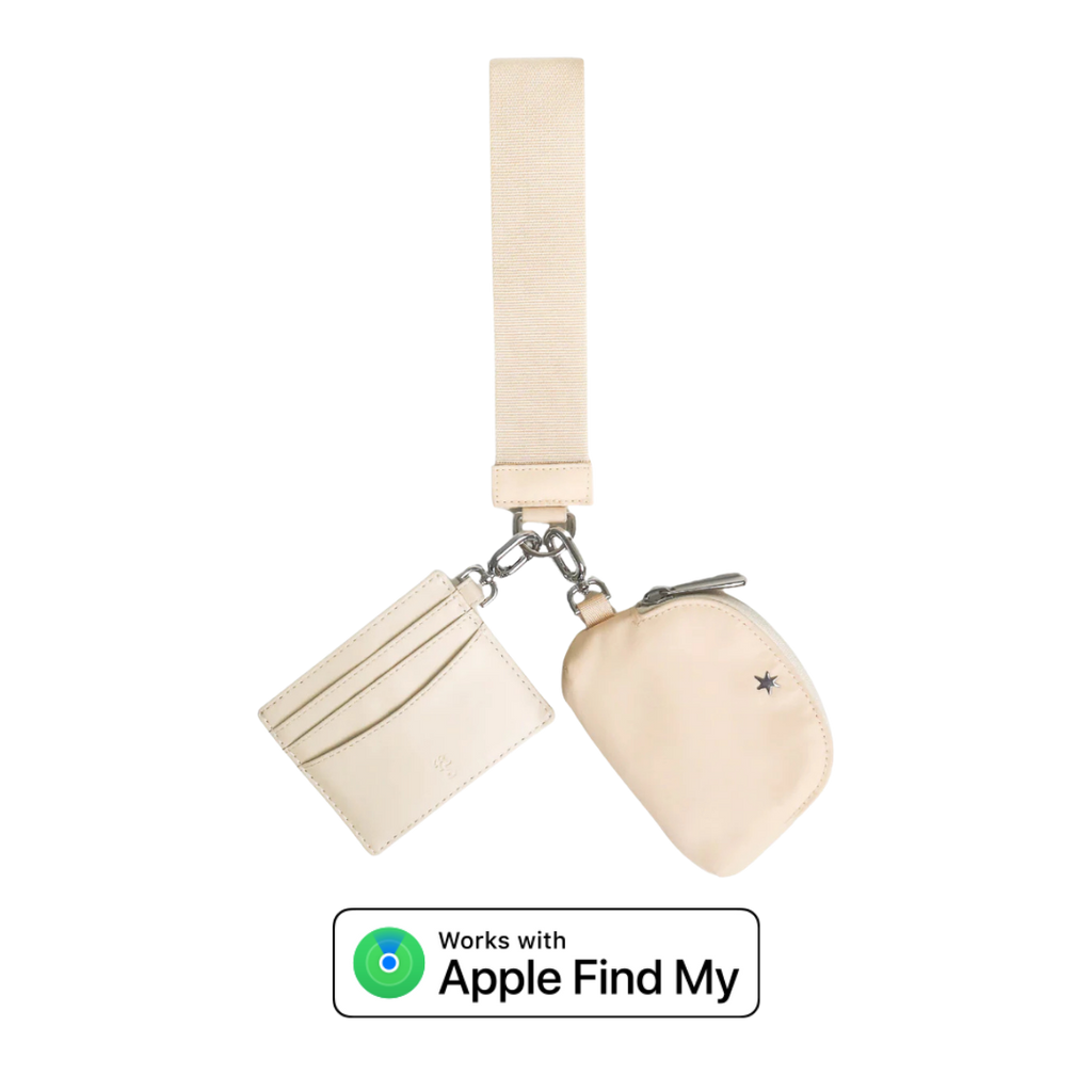 The Carrie Trackable Wristlet - Buttercream