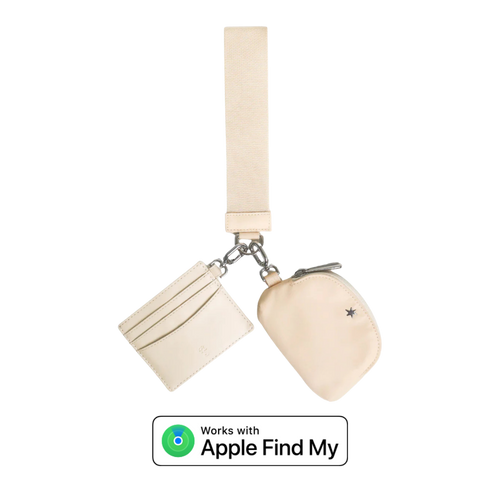 The Carrie Trackable Wristlet - Buttercream