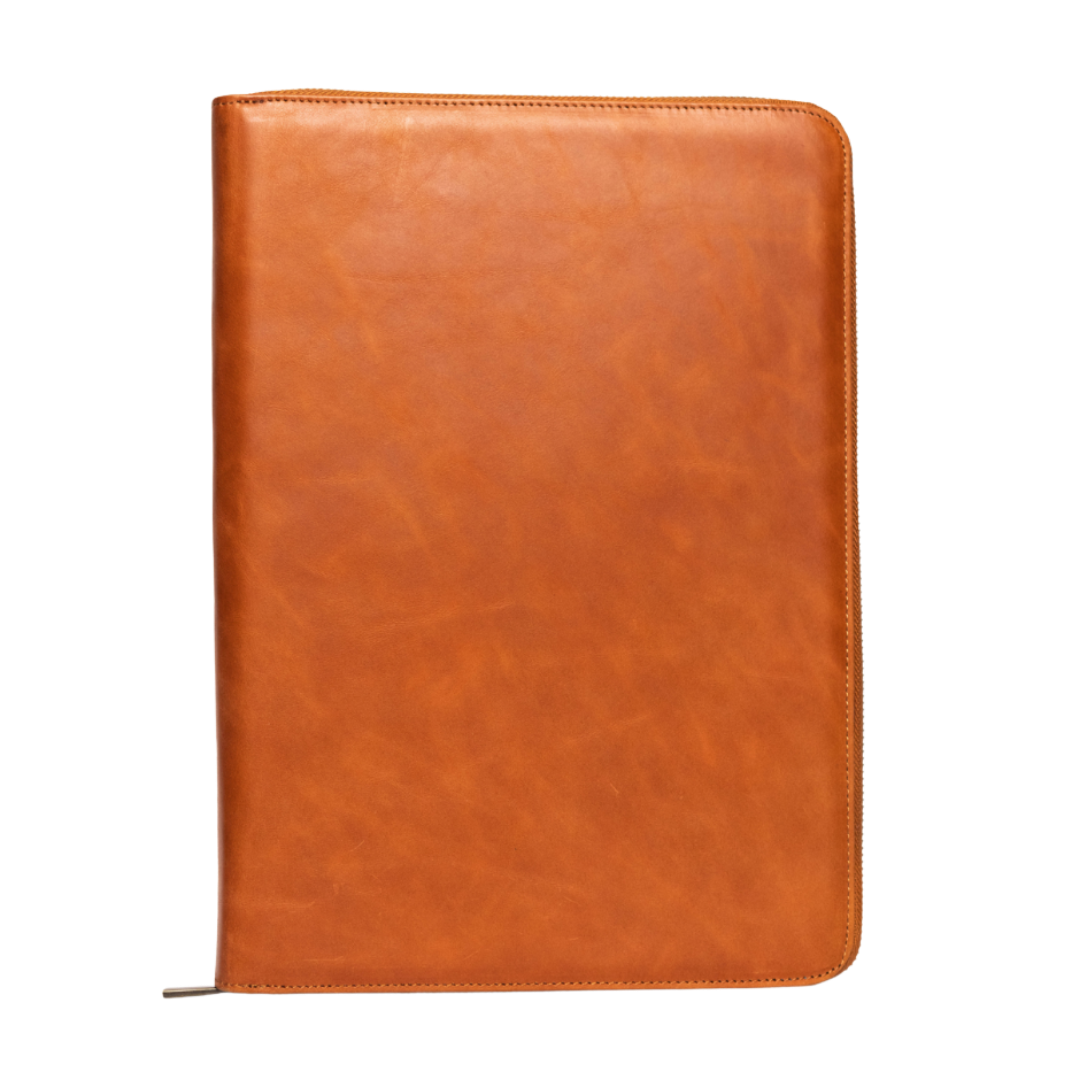 Leather MacBook Sleeve - Sienna
