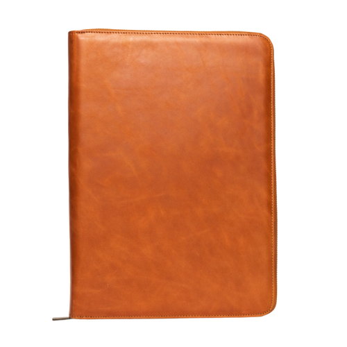 Leather MacBook Sleeve - Sienna