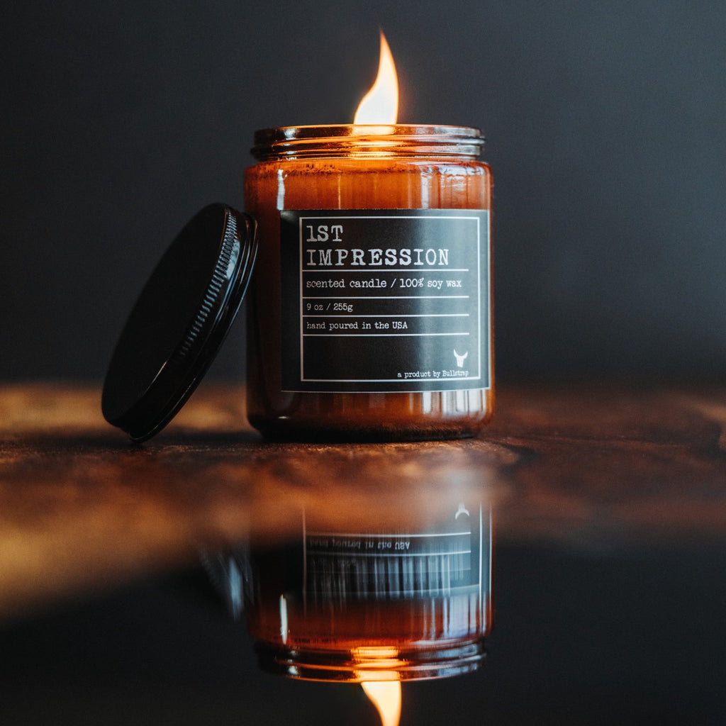 1st Impression Candle, 9 Ounce, scented candle, 100% soy wax, hand poured in the USA