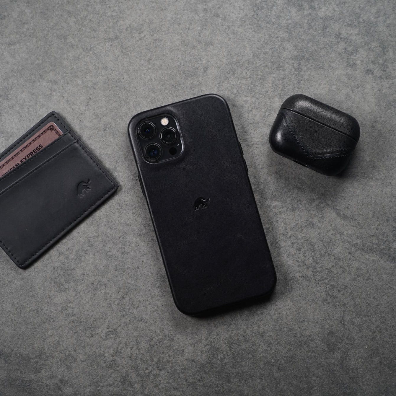 Airpod Leather Case Black