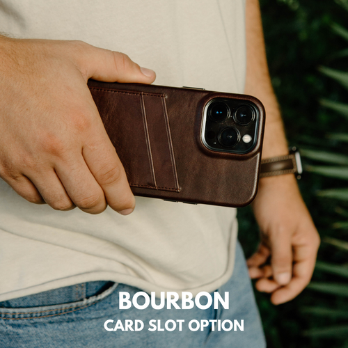 FINAL SALE - Leather iPhone Cases With Card Slots