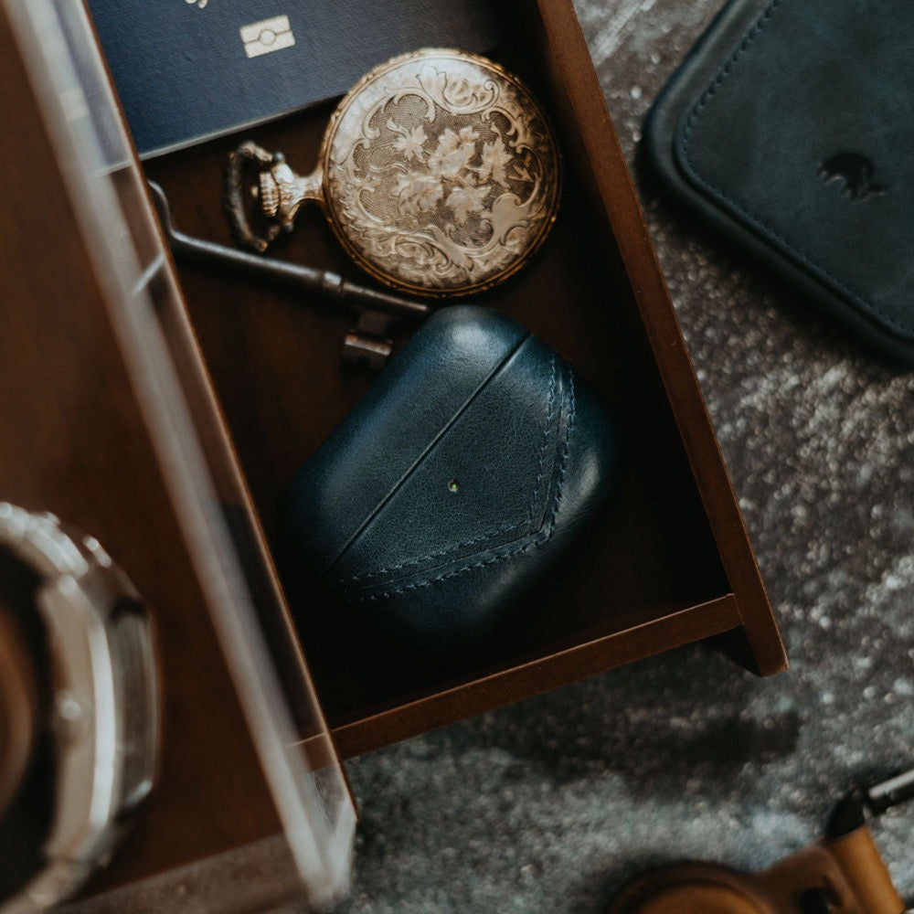 Leather AirPods Cases - OCEAN