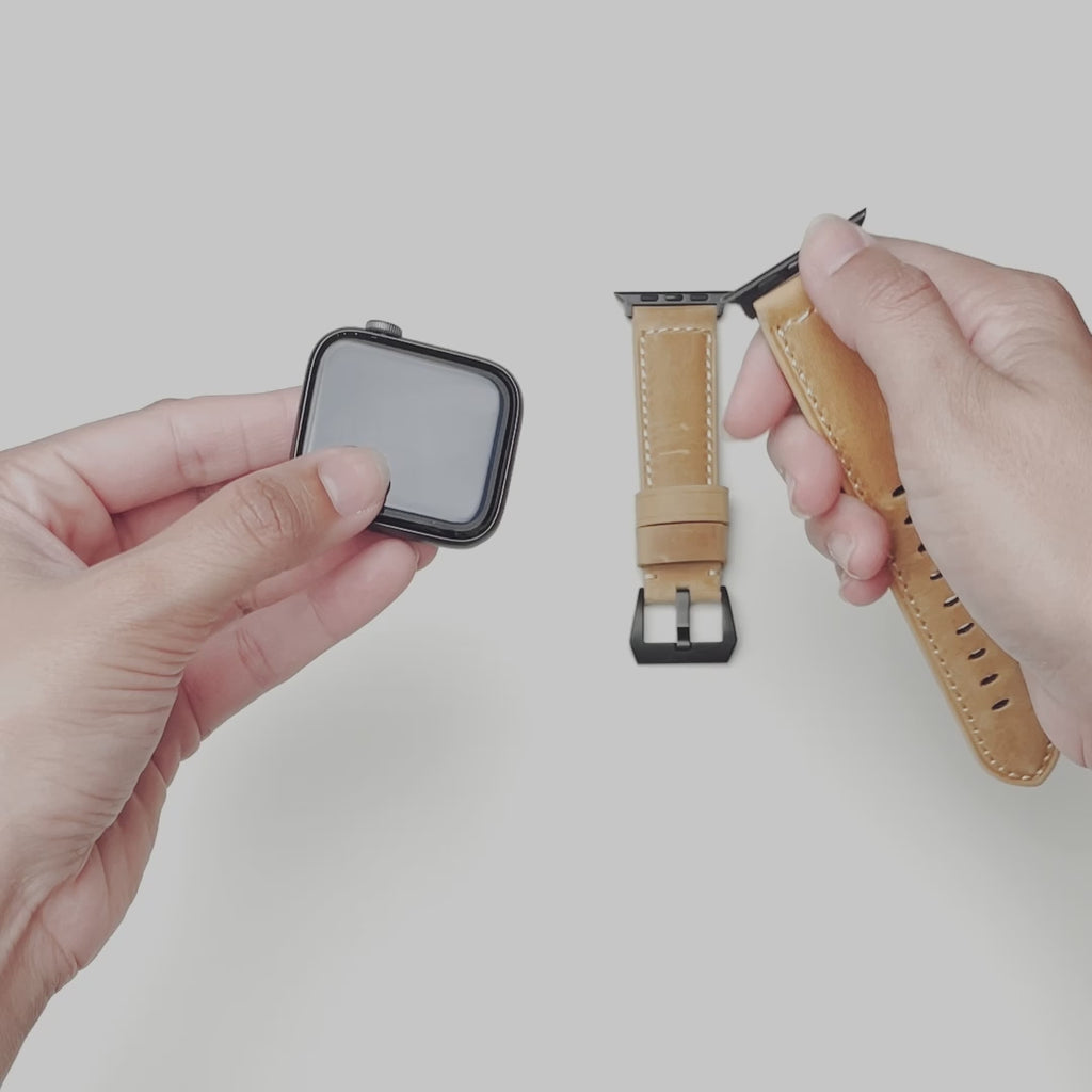 Leather Apple Watch Strap - Classic